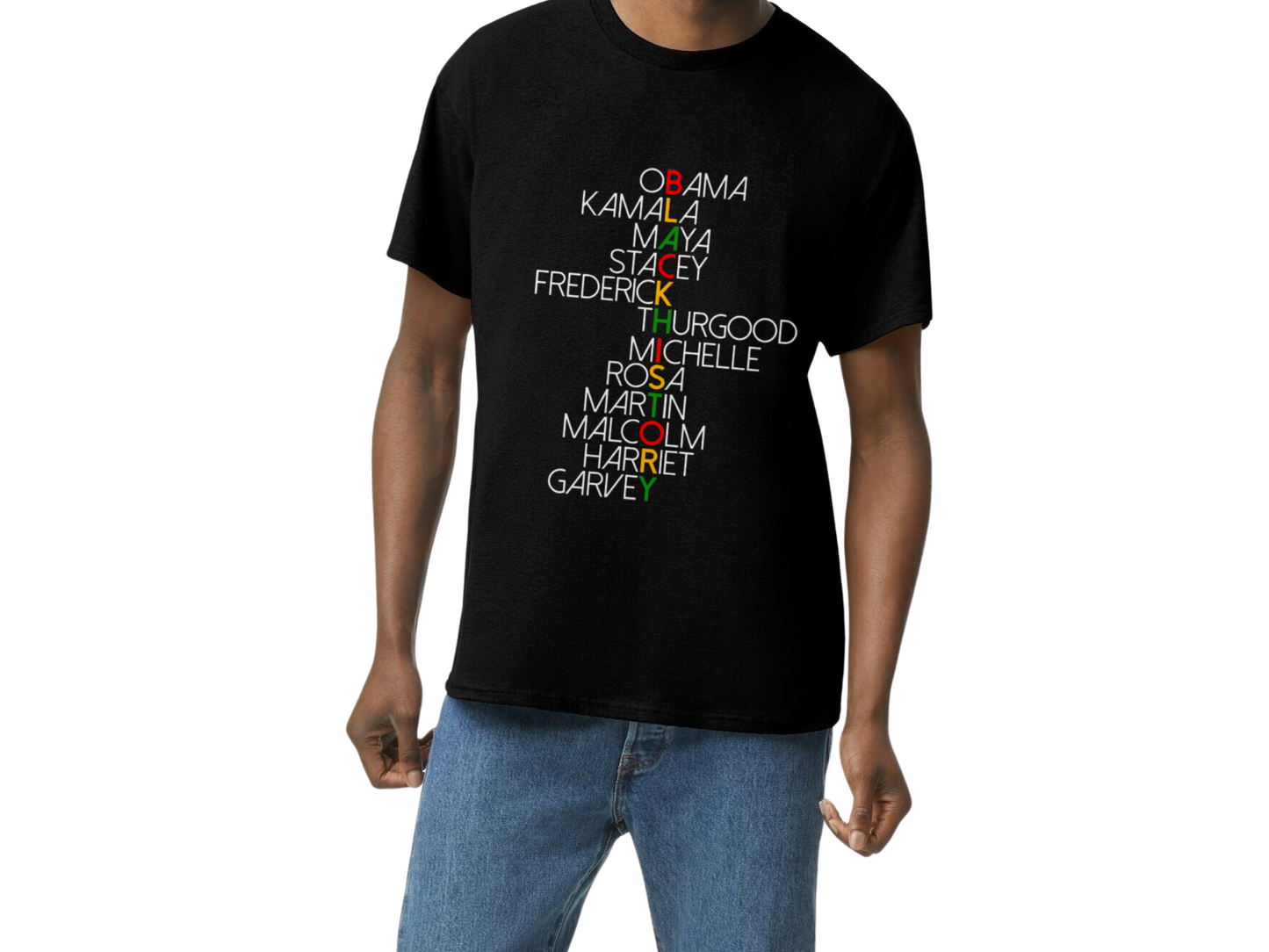 Black History Legends Short Sleeve Tee – Honoring Iconic Figures