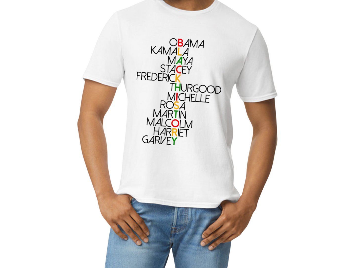 Black History Legends Short Sleeve Tee – Honoring Iconic Figures