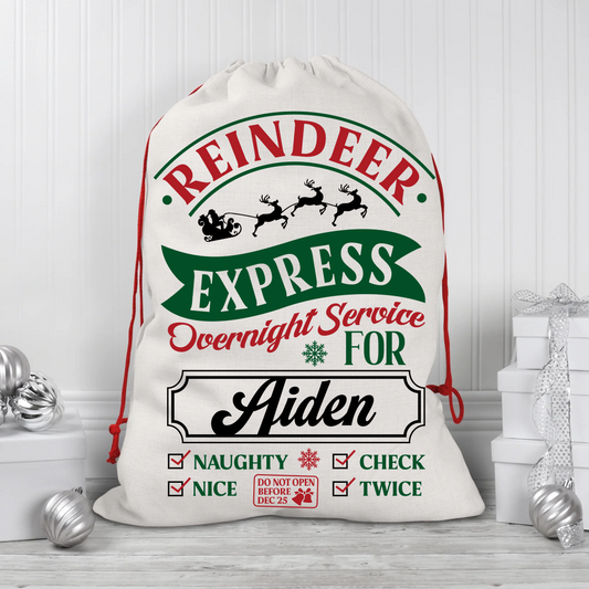 'Reindeer Express' Santa Sack